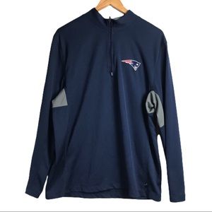 New England Patriots Quarter zip pullover sweater